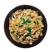 Pates poulet crème