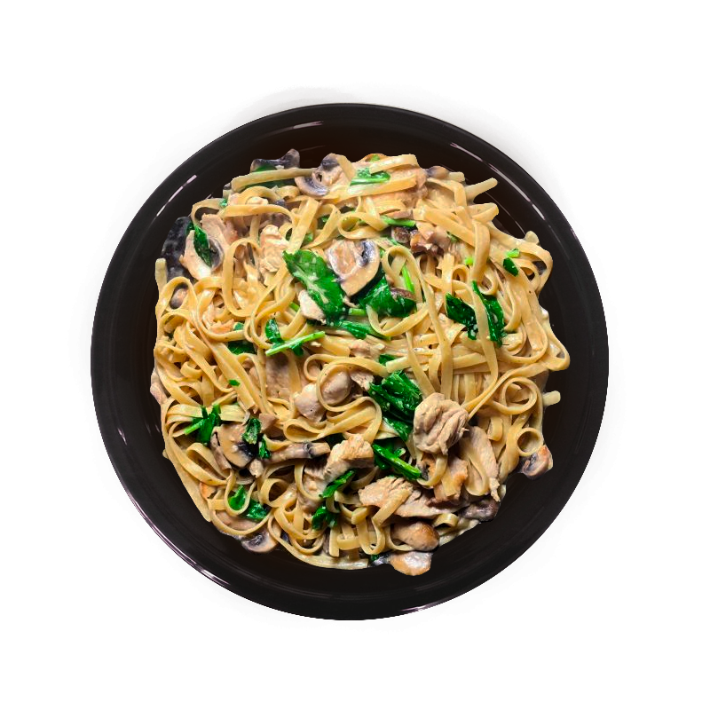 Pates poulet crème