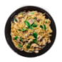 Pates poulet crème